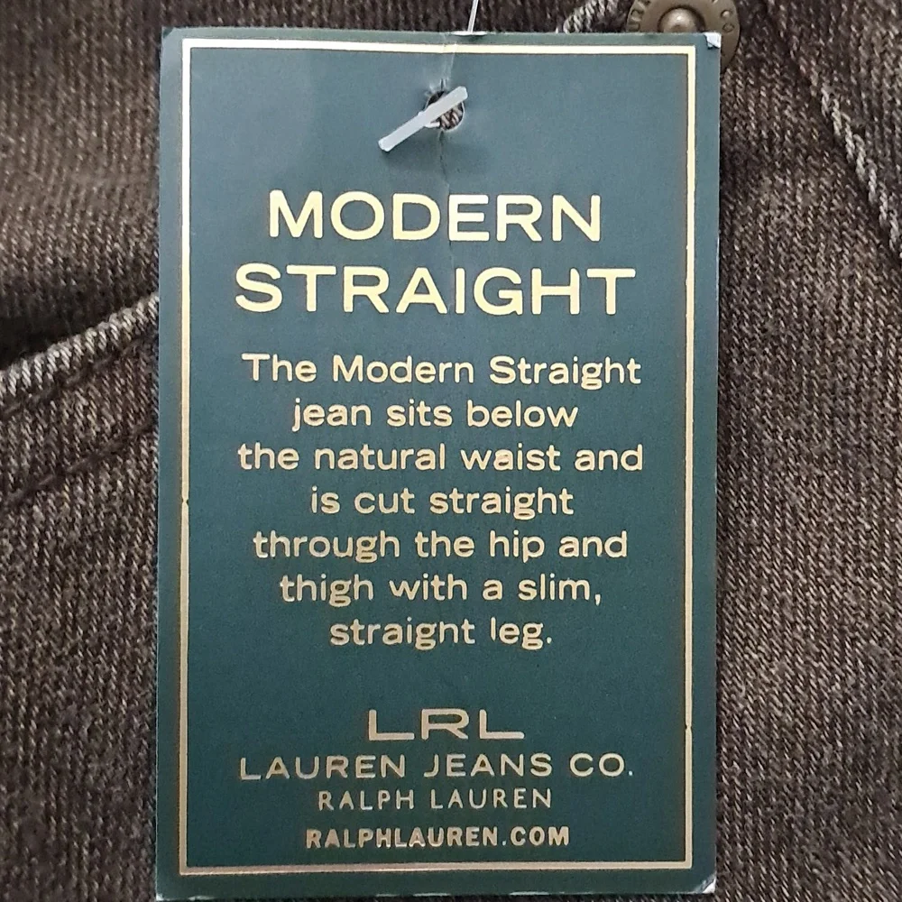 Lauren Ralph Lauren Women's Size 22W Slimming Modern Straight Jeans - Picture 9 of 11